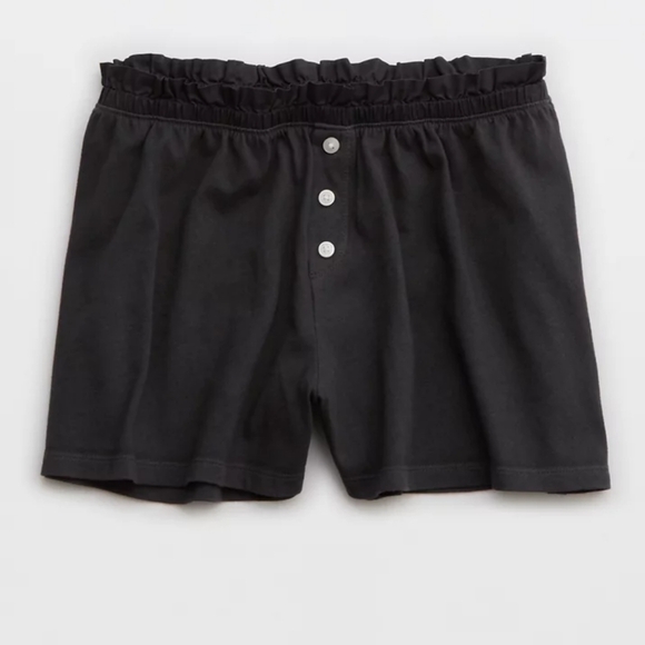 Aerie Cotton Mix Boxer Shorts XL- Smoked Gray - NWT - Picture 3 of 12
